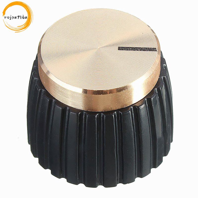 10x Guitar AMP Amplifier Núm Push-on Đen + Mũ vàng cho Bộ khuếch đại Marshall