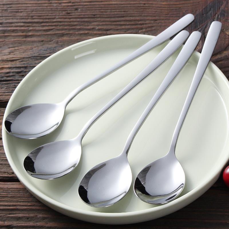 Sét 5 Chiếc Thìa Muỗng Inox 304 Hàn Quốc sáng bóng (20.5cm) - C04