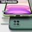 Ốp điện thoại silicon mềm kết hợp sợi micro bảo vệ cho Samsung Galaxy A12 A52 A72 A32 4g 5g F62 M62