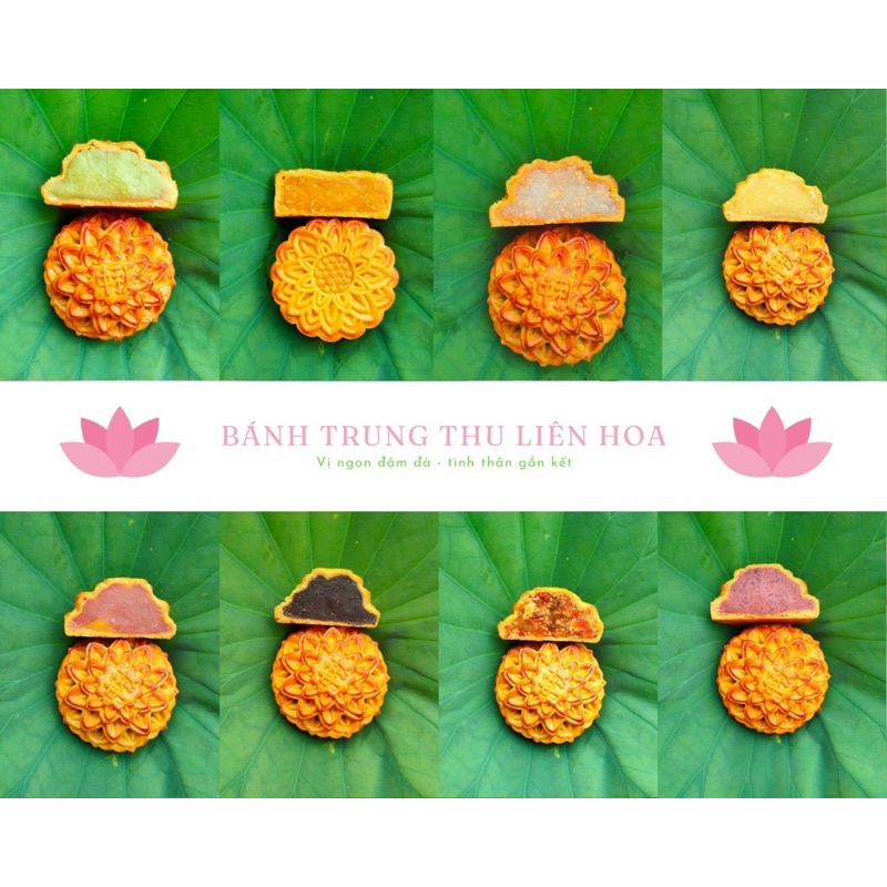 Bánh Trung Thu Chay Liên Hoa Healthy Ít Ngọt