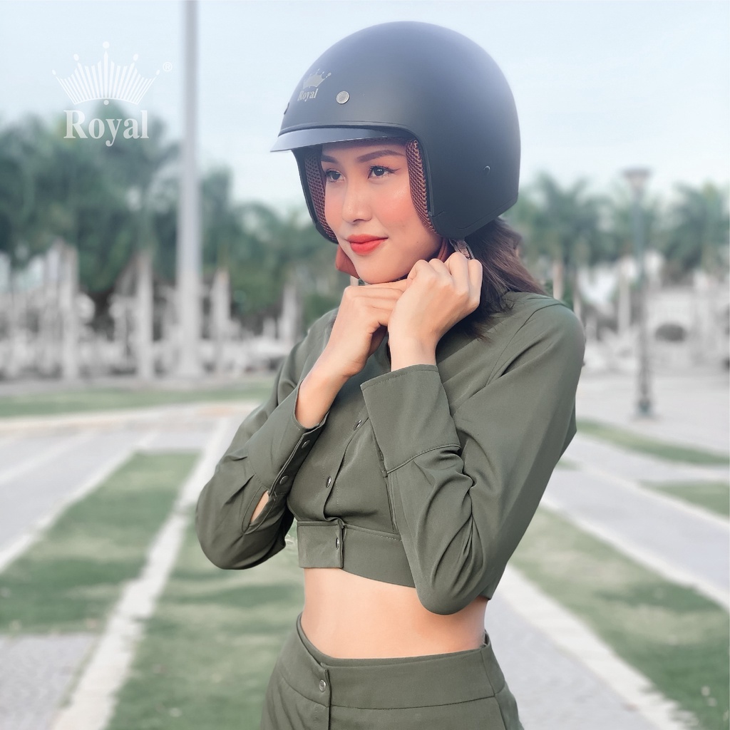 Royal Helmet - Review Mũ bảo hiểm 3/4 Royal M139 