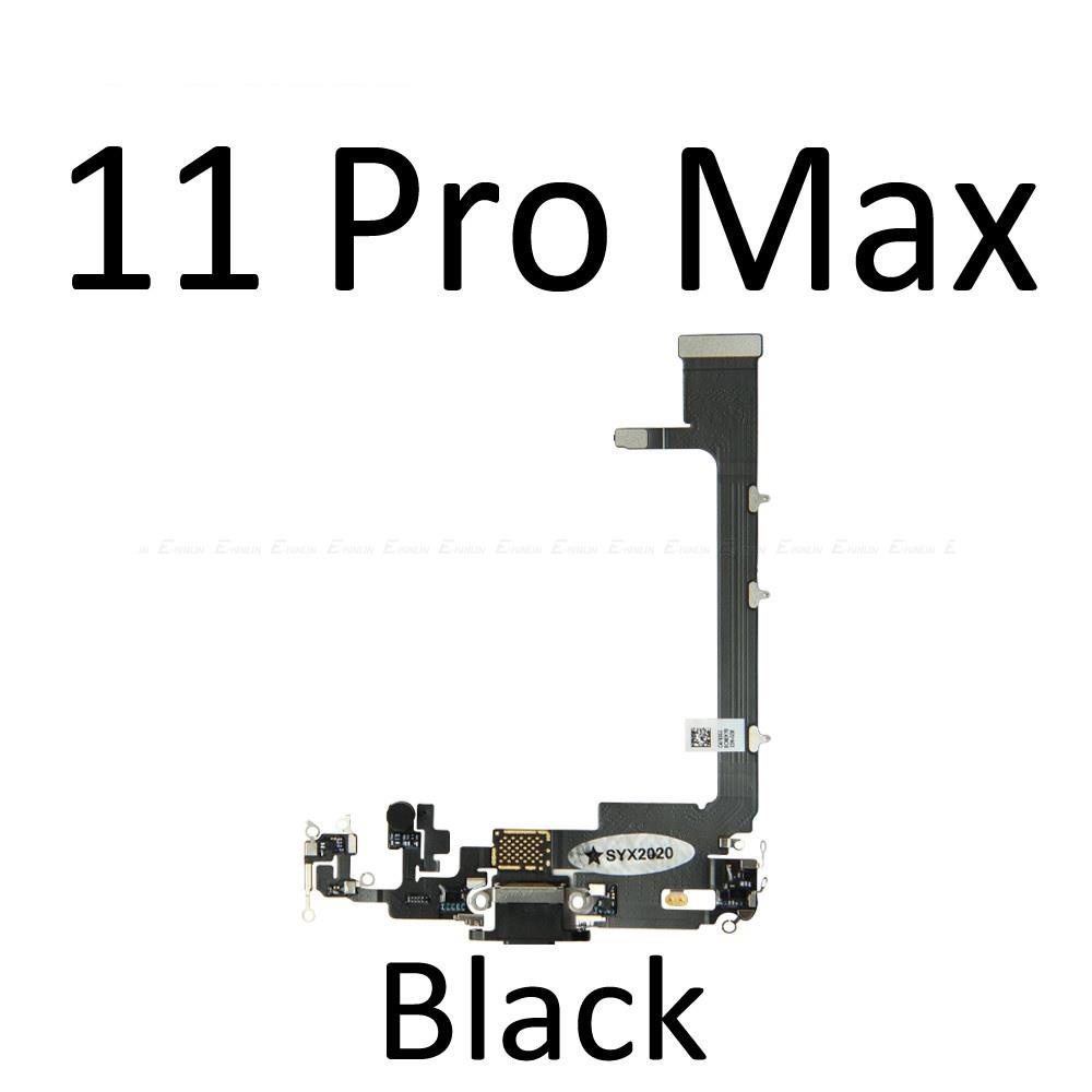 Cổng Cắm Sạc Có Tai Nghe Jack Âm Thanh MicroPhone Cáp Mềm Tương Thích Cho IP 11 Pro Max USB Sạc Dock Kết Nối Thay Thế Các Bộ Phận