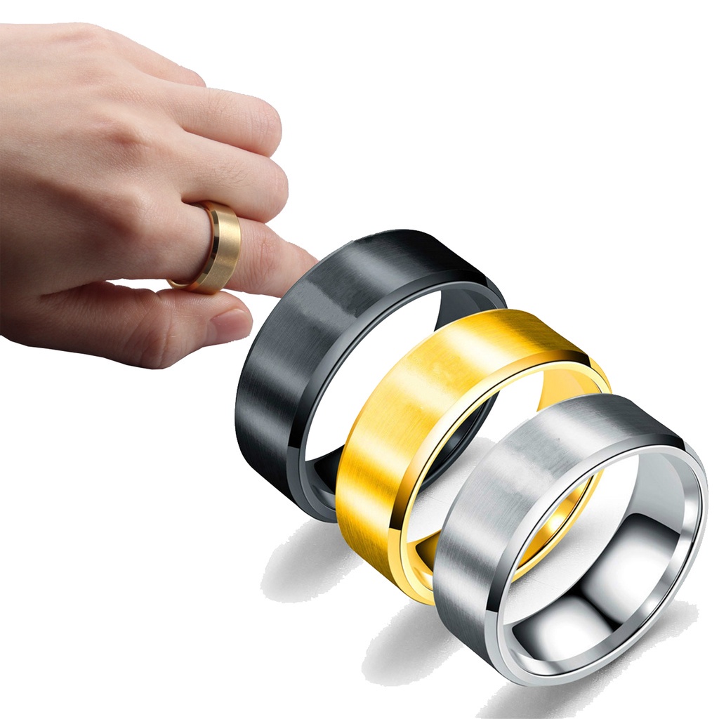 Titanium Steel Ring by YOUYOY.vn