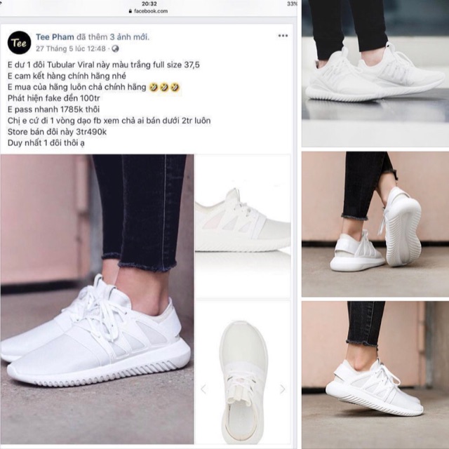 Giày adidas tubular shop viral chính h?ng