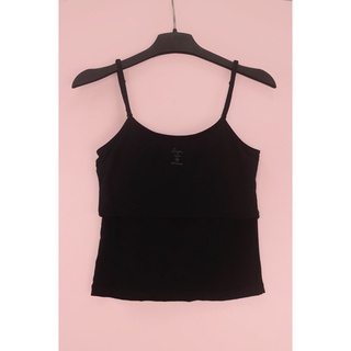 Áo 2 Dây có đệm ngực. Chất Cotton Thương Hiệu Luperi  AD876 mặc trong vest mặc nhà