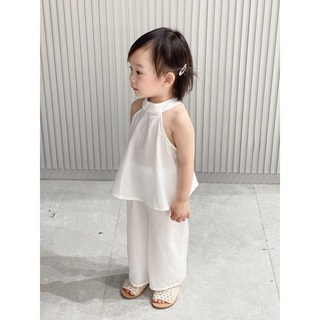 Set yếm Trung thu bé gái BATALA KIDS, set yếm kiểu bé gái thiết kế phong cách đi biển đi chơi cho bé từ 10-22kg YEMBT01