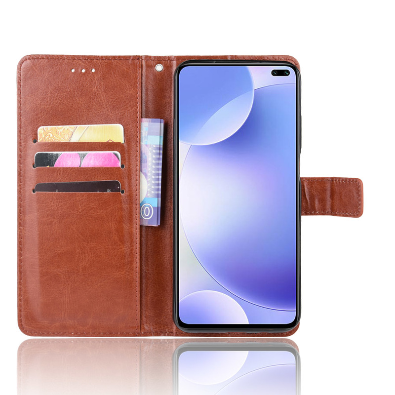 For Redmi K30 5G K20 Pro Zoom 8 8A Support holder Flip Leather Case Wallet Phone Cover