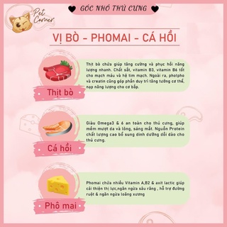 Hạt Captain cho chó - Hạt thức ăn cho cún cưng mix thịt bò, cá hồi và phomai