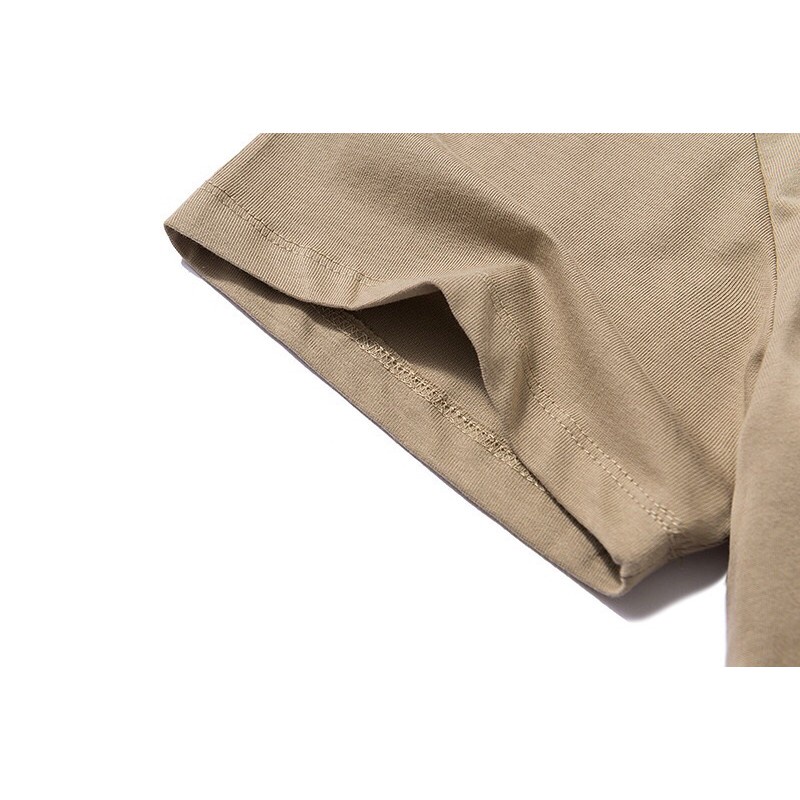 ESSENT logo Chữ Đơn Giản In Hình Áo Thun Cotton Nguyên Chất Nam Nữ Cặp Đôi