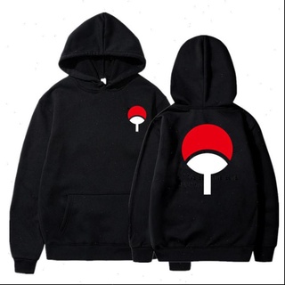 Áo Hoodie in hình Huy hiệu gia tộc Uchiha Hatake Uzumaki áo nỉ form rộng Unisex