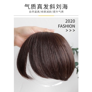 Tóc Mái Giả Chéo phong cách Hàn Quốc giống tóc thật Hamin