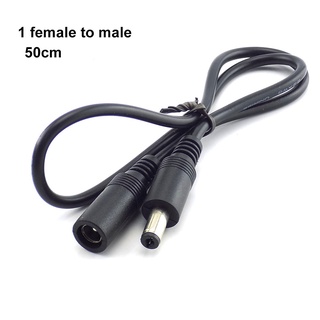 Dây Cáp Chia Nguồn 1 Female Sang 2 3 4 5 6 8 Chiều DC 5.5x2.1mm Cho Đèn Led Dây cctv