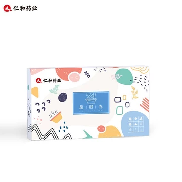 Thuốc tắm chân 10 viên 100g mỗi hộp hút ẩm khử mùi cải thiện giấc ngủ Khử Mùi Ngải Cứu lá ngải cứu/Thảo Dược Ngâm Chân