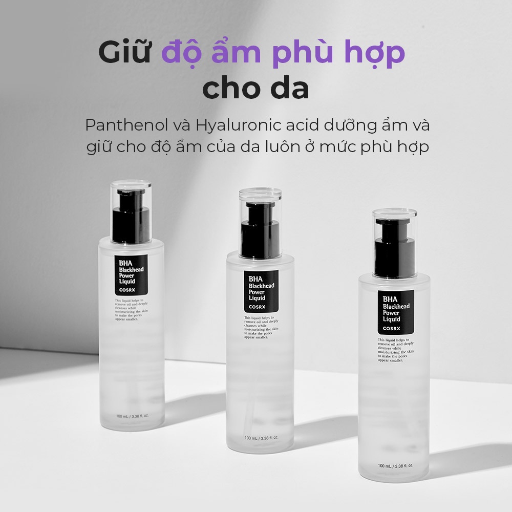 Ảnh COSRX OFFICIAL Nước cân bằng BHA hỗ trợ làm giảm mụn đầu đen dung tích 50ml/ 100ml 3