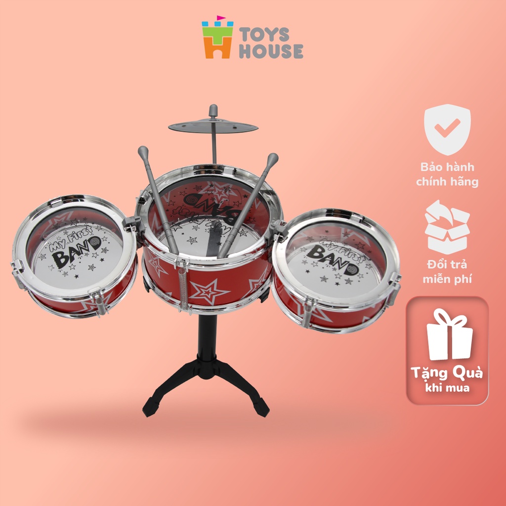 Ảnh Bộ Trống đồ chơi cho bé Jazz Drum Toys house Đồ chơi âm nhạc 1