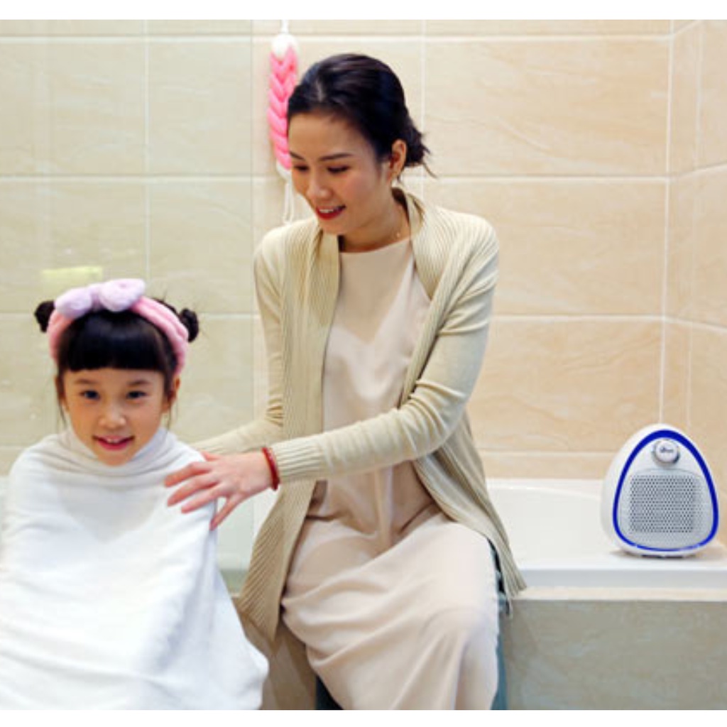 Quạt sưởi gốm mini CH-202 FUJIE, cân bằng đổ ẩm, tiết kiệm điện năng, Hàng chính hãng bảo hành 12 tháng