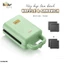 Máy làm bánh waffle BEAR 600W 2 khuôn nướng bánh mì, bánh waffle, nướng thịt