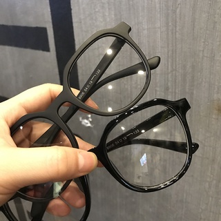 Hàn Quốc Retro Không Đều Kính Mắt Nữ / Nam Máy Tính Chống Bức Xạ Kính Khung Chống Xanh