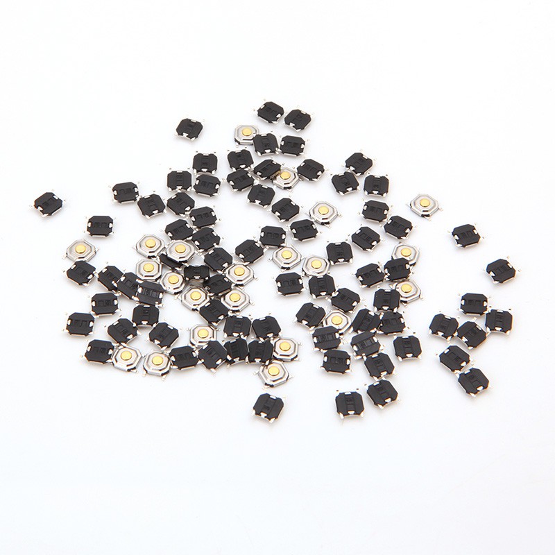 100 Công tắc dạng ấn smd 4 pin kháng nước chuyển đổi tạm thời