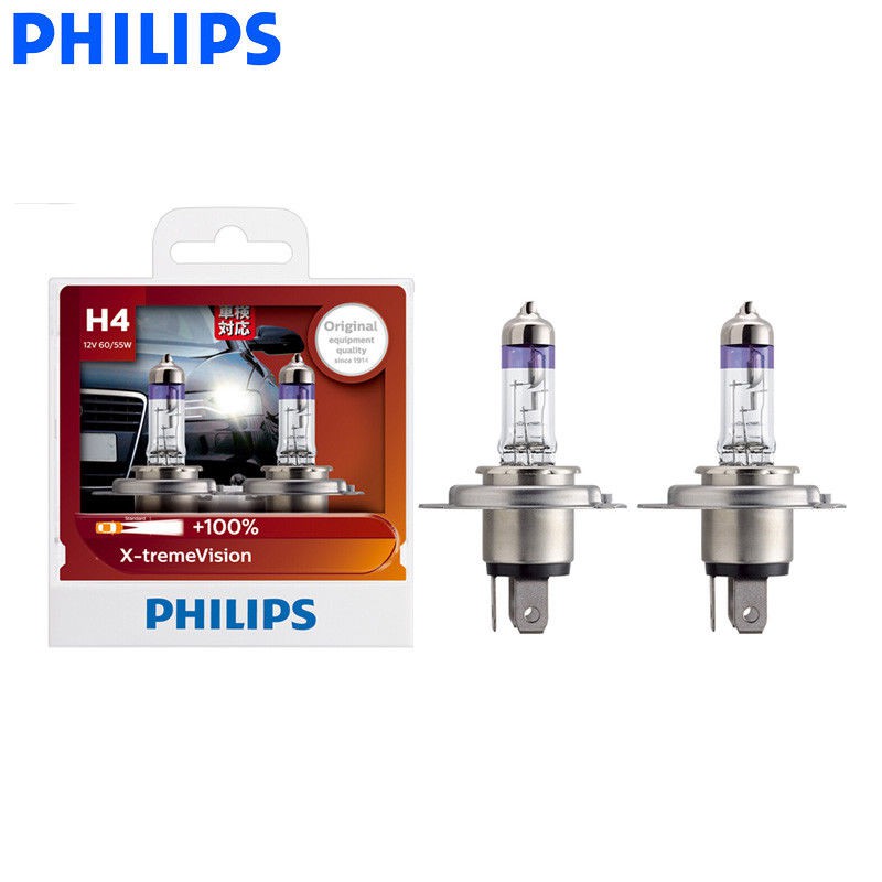 Philips H4 9003 12342XVS2 12V 60 / 55W X-tremeVision Đèn Pha Ô Tô Tự ...