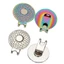 FUHUIOT Golf Hat Clip 20 / 25mm Golf Marker Phụ Kiện 20 / 25mm Bóng Đánh Dấu Giá Đỡ Quà Tặng Golf Cap Clip