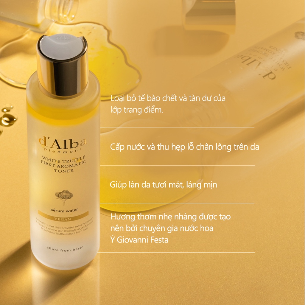 Ảnh Nước hoa hồng chiết xuất nấm Truffle trắng First Aromatic Toner 155ml 2