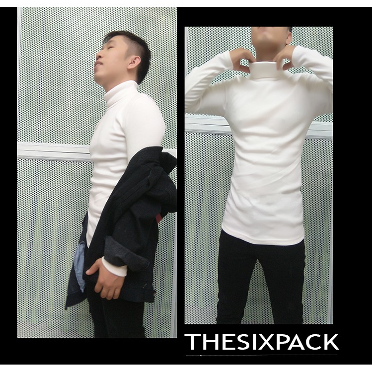 Áo thun Tay dài Cổ lọ Body ROLLNECK ICVCVNI Unisex