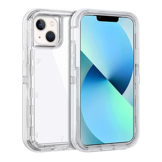Ốp Lưng Dày Màu Đen Trong Suốt Cho IPhone 17 16 15 14 13 12 11 Pro 6 6s 7 8 + Plus Mini X XR Xs Max Bảo Vệ Chống Sốc Hạng Nặng Chắc Chắn Chống Va Đập