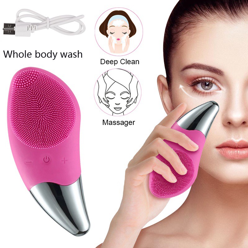 Cọ Rửa Mặt Mát Xa Làm Sạch Sâu Bằng Điện SALORIE