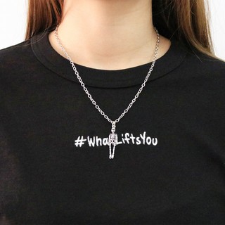 Kalung Vòng cổ Hai Mặt Hình Ngôi Sao Năm Cánh Thiên Thần Hoa Phong Cách punk Hợp Thời Trang Dành Cho Nam Và Nữ