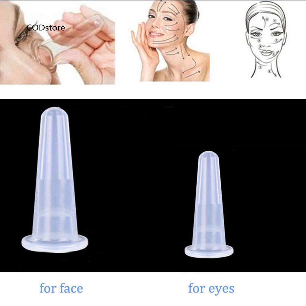 Cốc giác hơi massage chăm sóc da mặt bằng silicon