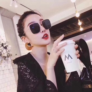 Kính mát nam nữ gọng vuông chống tia UV thời trang phong cách Hàn Quốc đẹp sang trọng HANASO 009