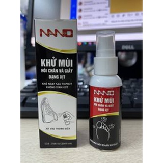 Chai xịt khử mùi giày Nano