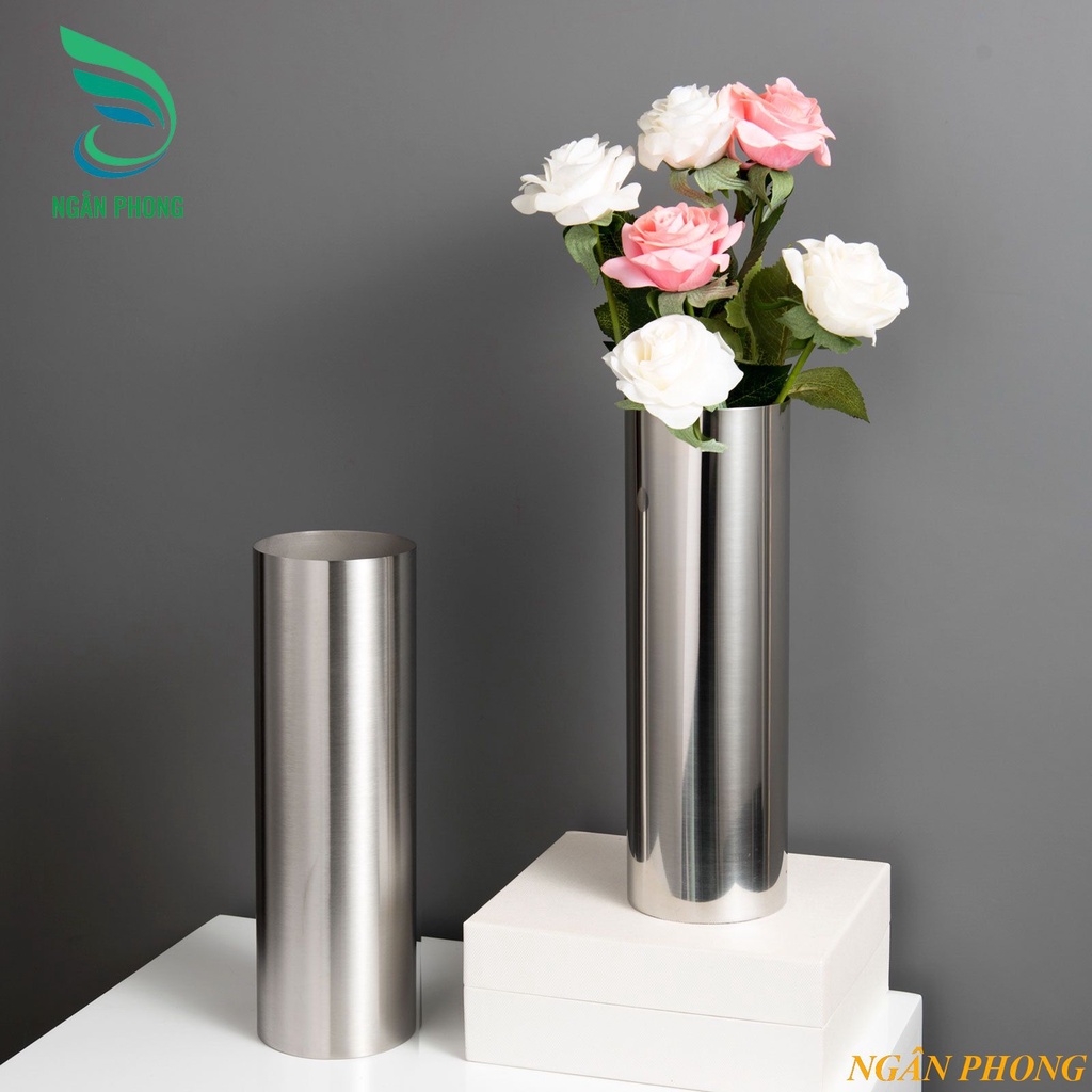BÌNH HOA TRÁNG TRÍ INOX 304 | Shopee Việt Nam