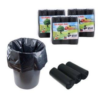 Set 3 cuộn túi đựng rác đen tự phân huỷ