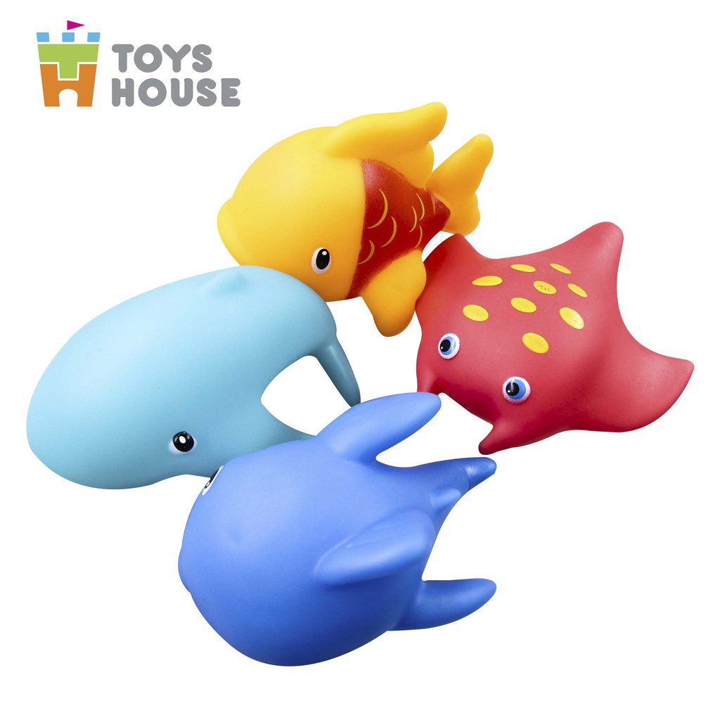 Ảnh Đồ chơi nhà tắm cho bé-set 2 món (random) sinh vật biển vô cùng dễ thương Toyshouse, hàng chính hãng 4