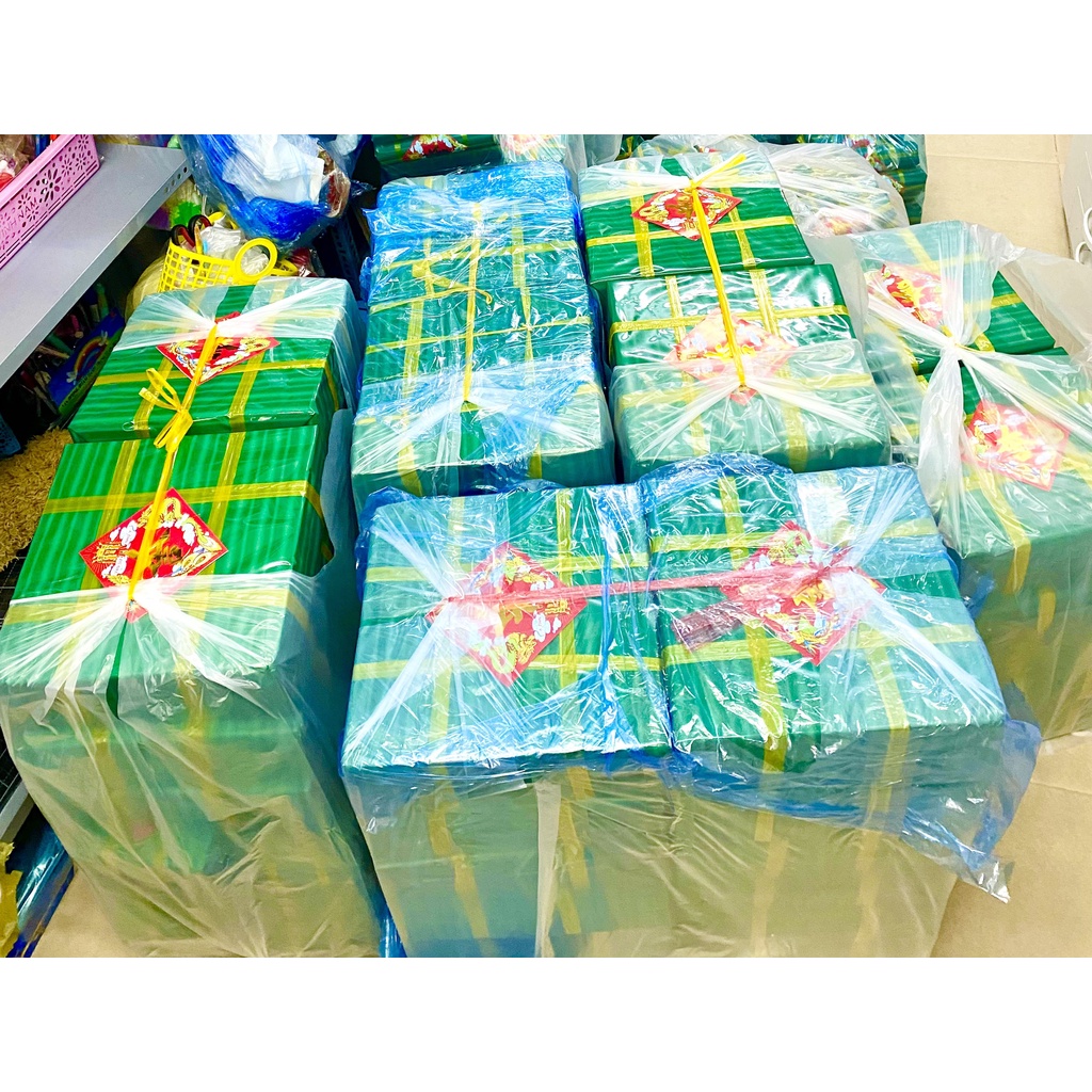 [TẾT 2022] Mô Hình Bánh Chưng Lớn Trang Trí Xuân (30*30*10cm)