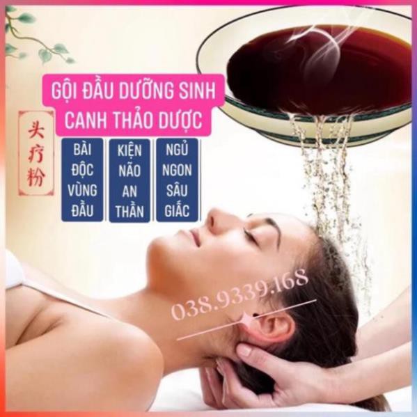 [SIÊU ƯU ĐÃI] Canh thảo dược gội đầu 100% tự nhiên CAO CẤP SIÊU TỐT