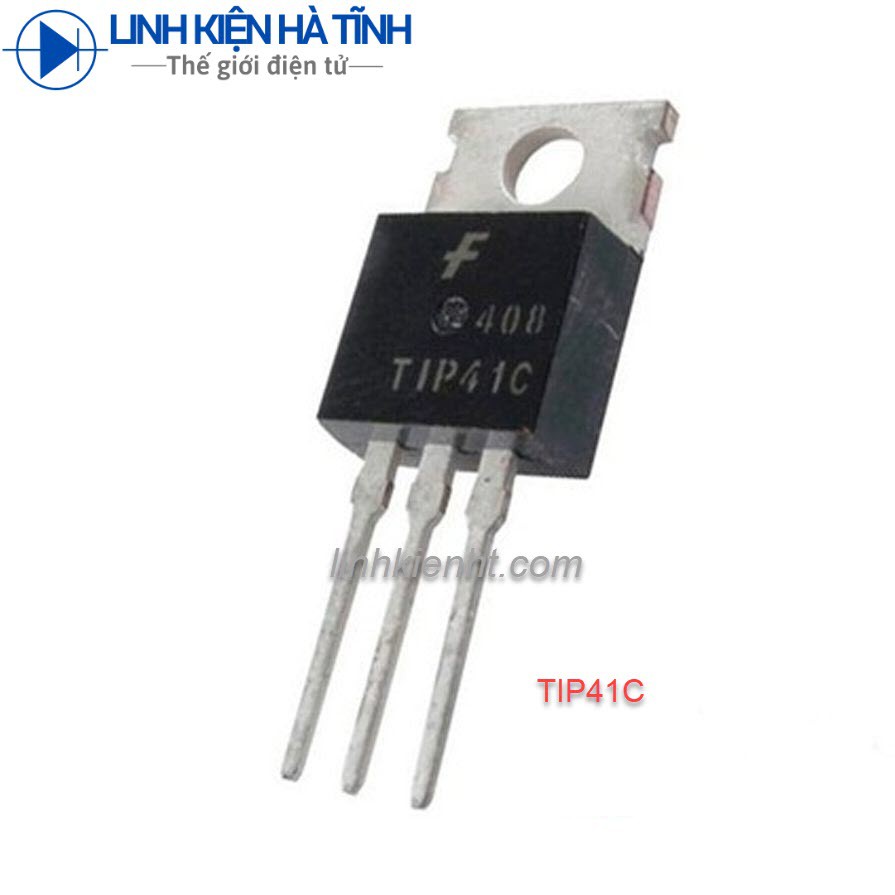 10 Transistor Di Potenza TIP41C NPN TO-220 - 100V 6A, Per Circuiti E Alimentatori