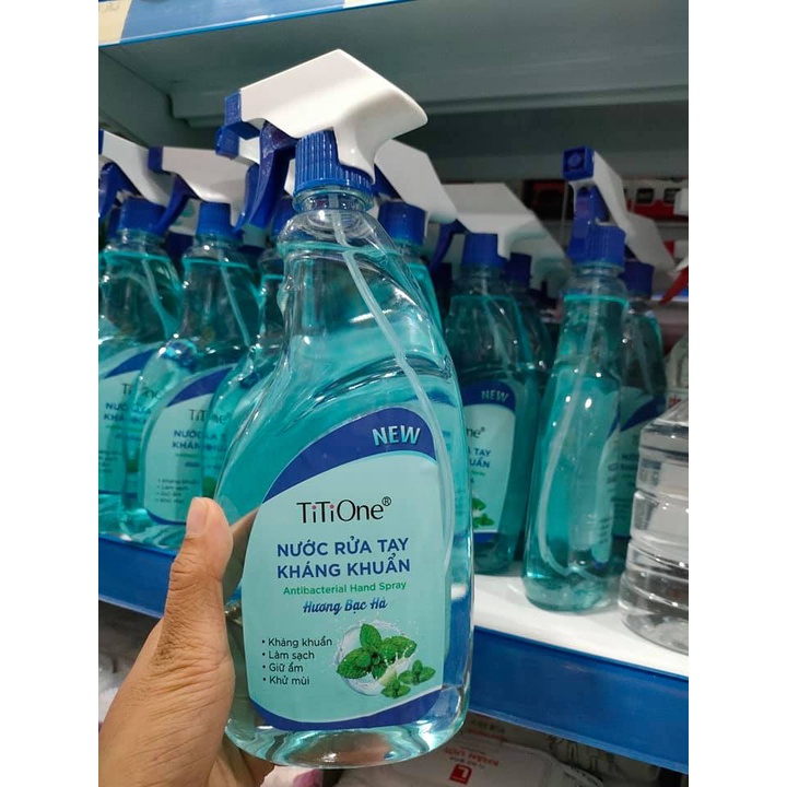 Nước rửa tay kháng khuẩn Titione 580ml | Shopee Việt Nam