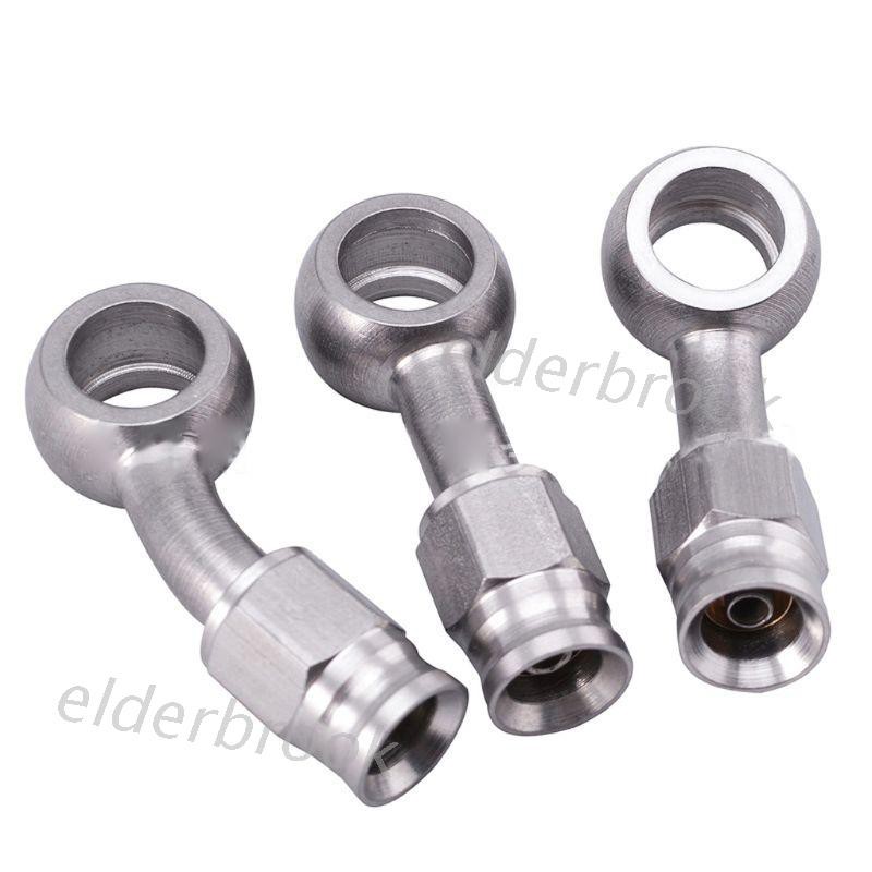 EDB * AN3 10mm Ống phanh bằng thép không gỉ Bộ chuyển đổi đầu cho ô tô Xe máy tự động