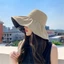 Mũ xô EBINLANDS Nam Nữ Chống tia cực tím Mùa xuân Mùa hè Mũ chống nắng có thể gập lại