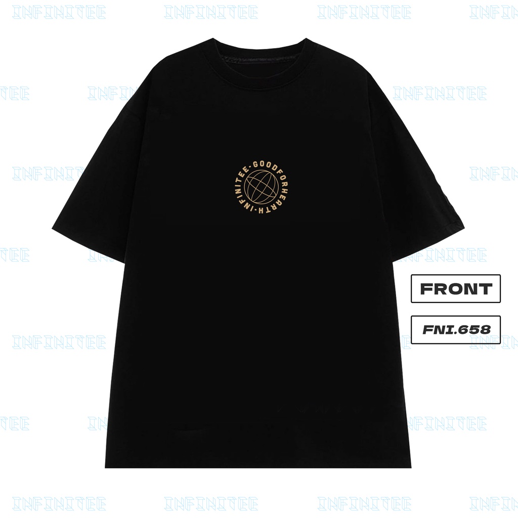 Áo thun INFINITEE Fni0658, Thun 100% Cotton - form rộng Unisex.