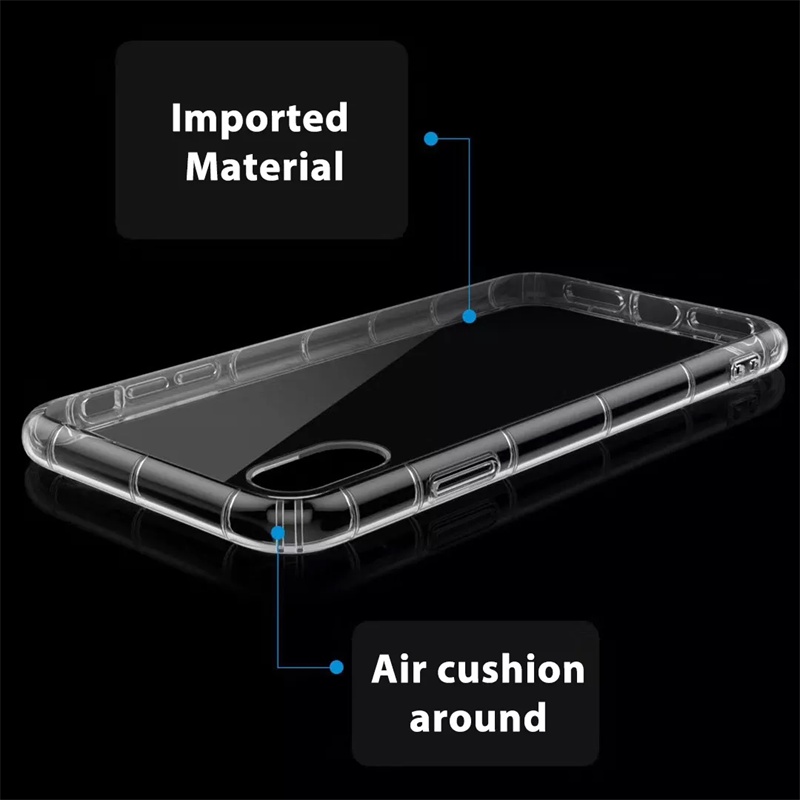 Ốp Lưng Cho iPhone 16 15 14 13 12 Mini Pro MAX 11 Pro MAX 6 6S 7 8 Plus XS MAX XR X SE 2020 16E Vỏ Điện Thoại Chống Rơi Thời Trang Trong Suốt Trọn Gói