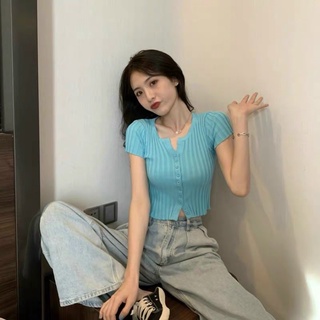 Áo Len Tăm Mỏng Mongtoghi Nhiều Khuy 348