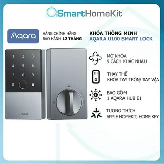 Bộ Kit Khóa Cửa Thông Minh Aqara U100 Smart Lock - Tương Thích HomeKit ...