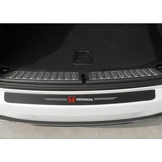 Sét 9 miếng dán bậc cửa, trầy cốp xe HONDA có vân carbon dán full keo chống trầy tốt