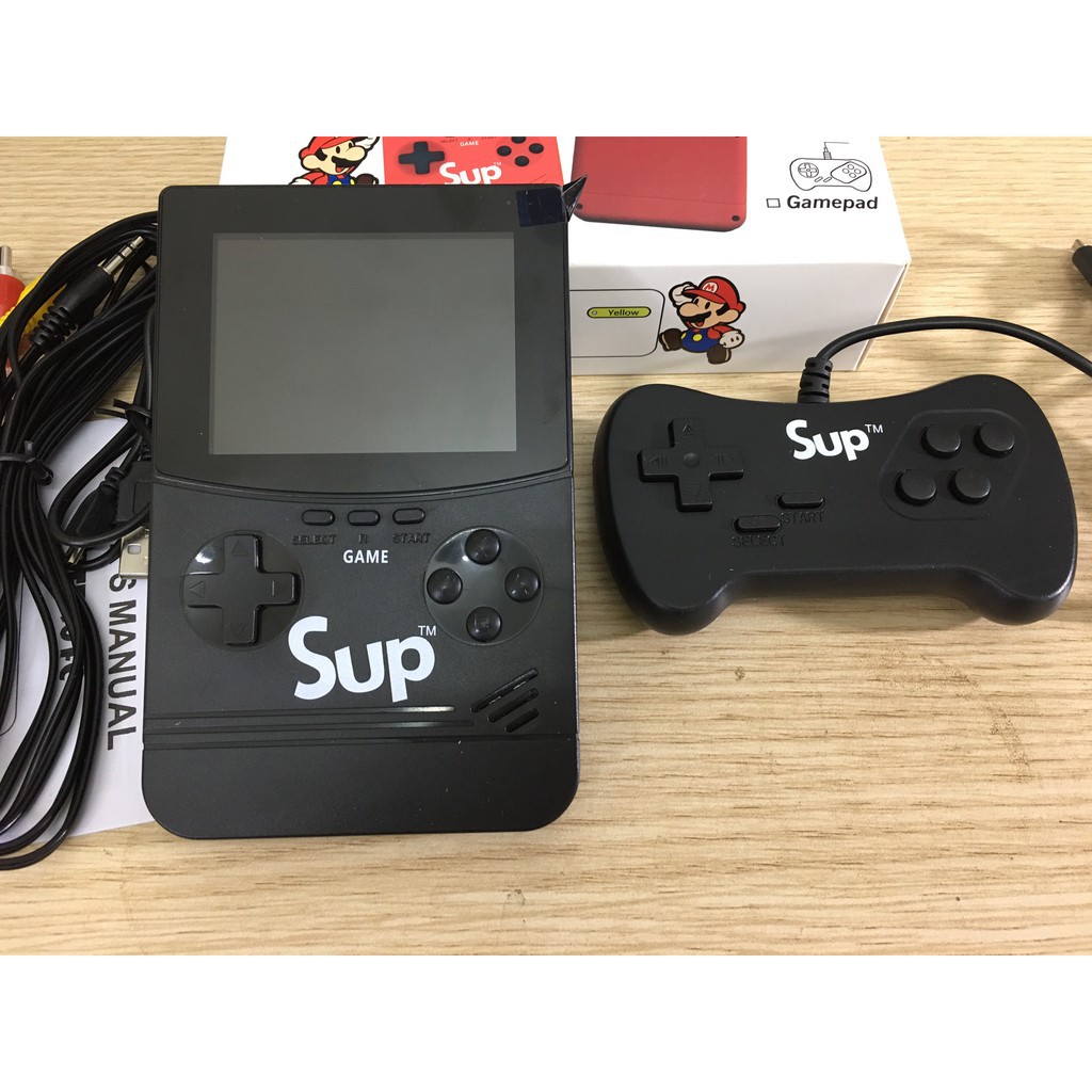 Máy chơi game cầm tay cao cấp Sup 500, máy cổ điển mini tích hợp