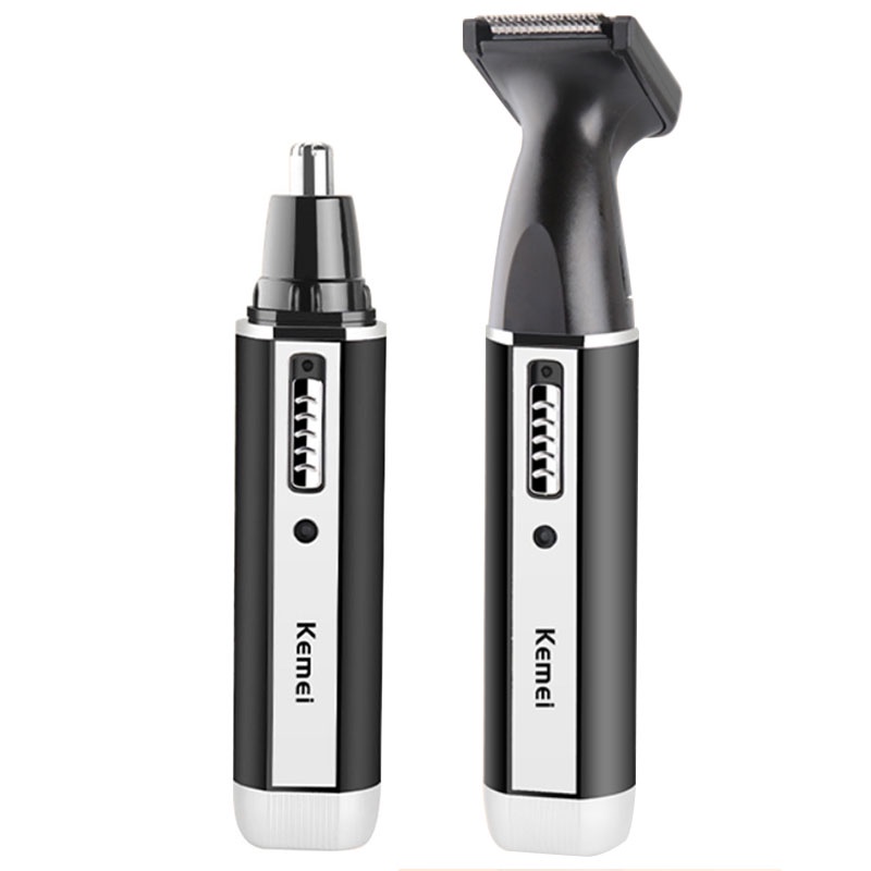 Ảnh Set tông đơ KEMEI cắt tỉa lông mũi/ râu có thể sạc lại đa năng tiện dụng 4