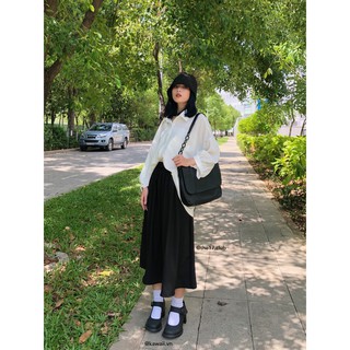 [Có sẵn] Basic Skirt The 17 - Váy dài cơ bản (ảnh shop tự thực hiện)